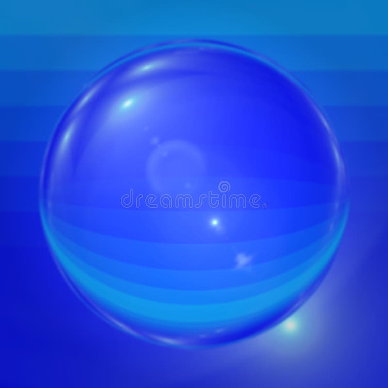 Cool Blue Light Abstract Blurs Background stock illustration