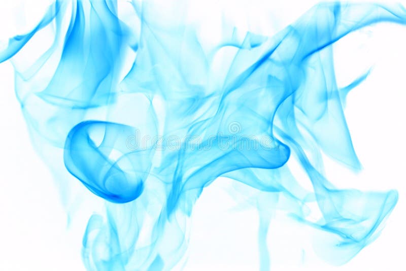 Cool blue smoke stock images
