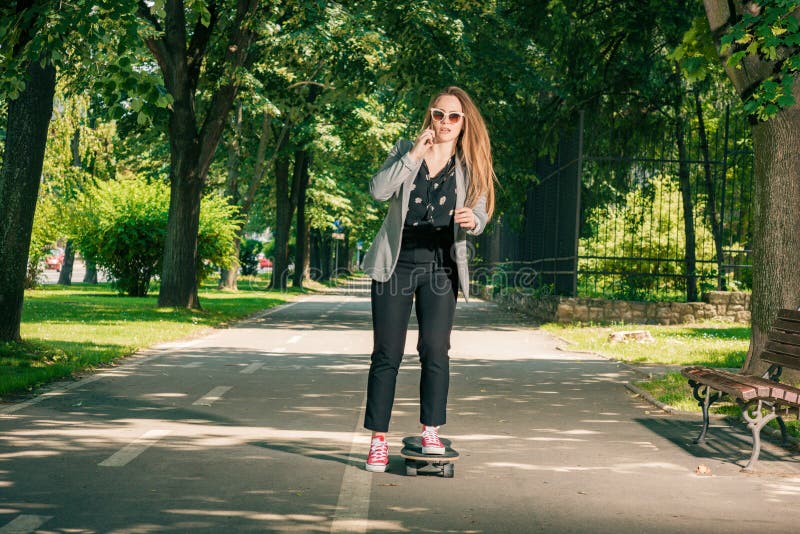 Business man on skateboard stock photo. Image of business - 25569898