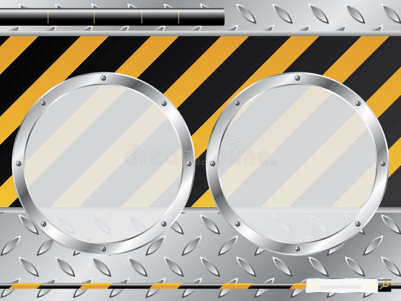 Cool construction website template vector illustration