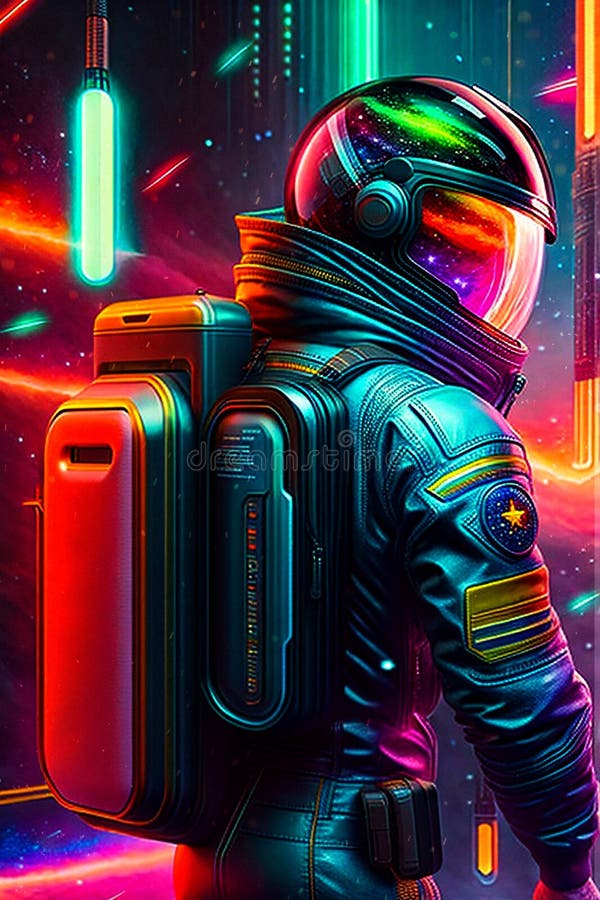 HD Cyberpunk Astronaut Wallpaper For Mobile