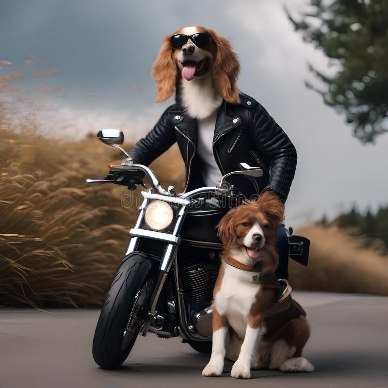 Dog clearance biker jacket