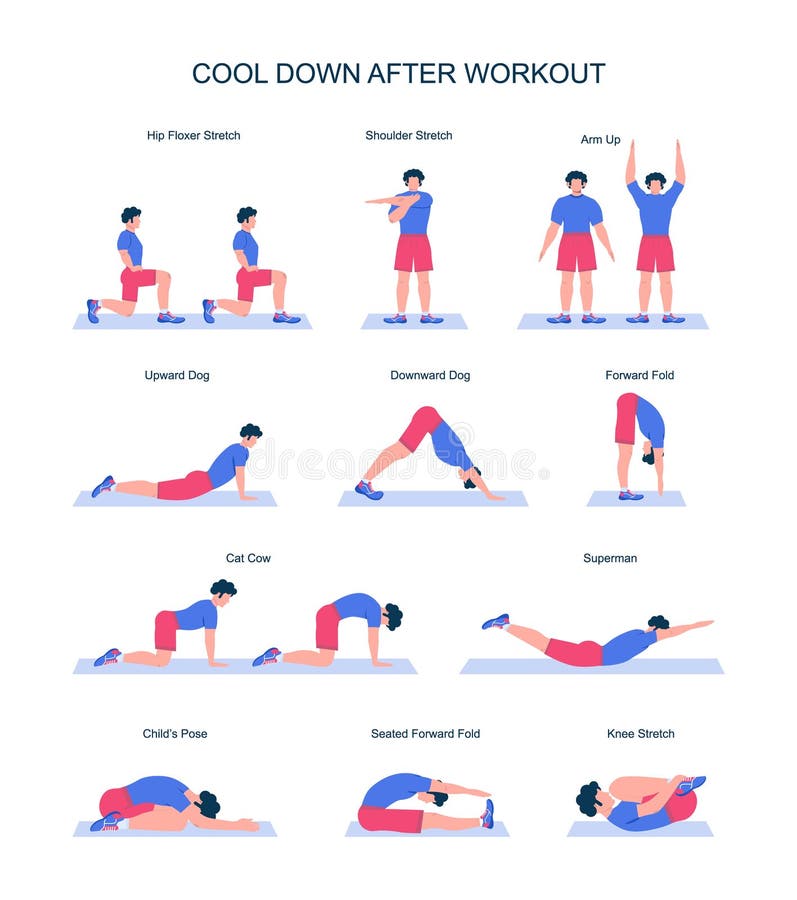 Cool Down Workout Stock Illustrations – 62 Cool Down Workout Stock