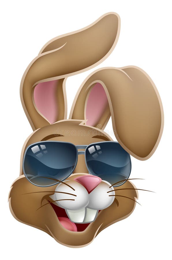 Cool Easter Bunny Rabbit in Shades ...