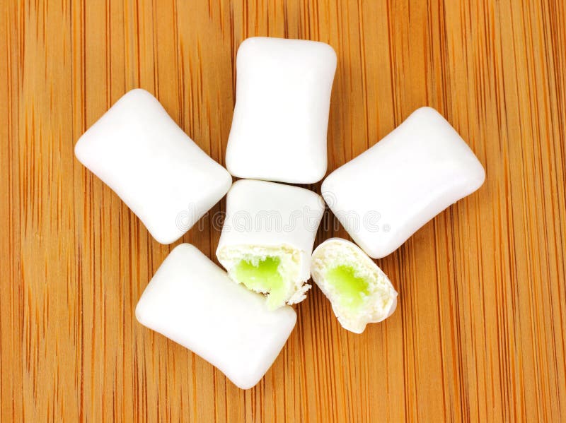 Cool Flavor Center Gum stock photo. Image of piece, healthy 16743090