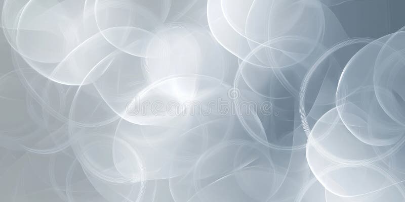A cool grey background with soft gradients and concentric circles creating a hypnotic, flowing stock image