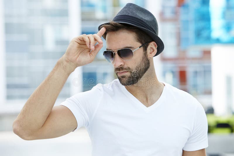 Cool guy stock image. Image of life, head, color, view 80178881