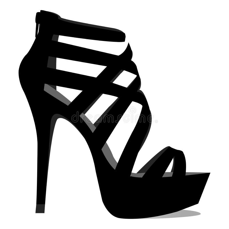 cool black heels