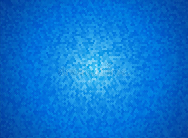 Cool ice blue hexagon background