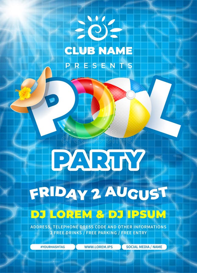 Pool Party PNG, Vector, PSD, and Clipart With Transparent Background for  Free Download