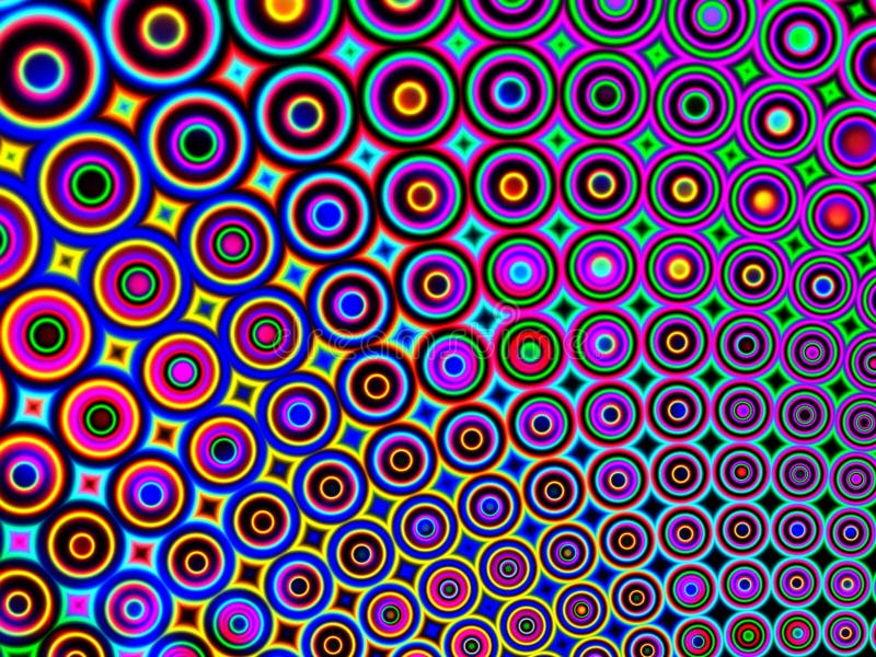 Cool Retro Circles Background