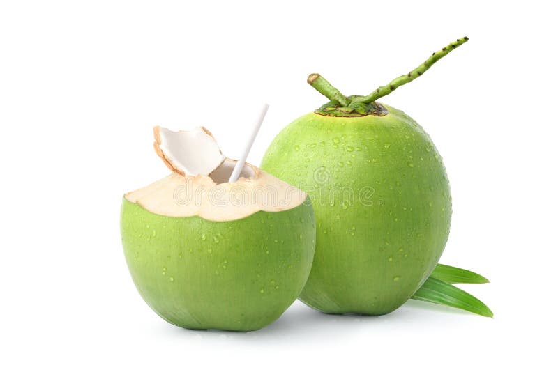 Cool young coconut juice stock image. Image of beverage 227123603