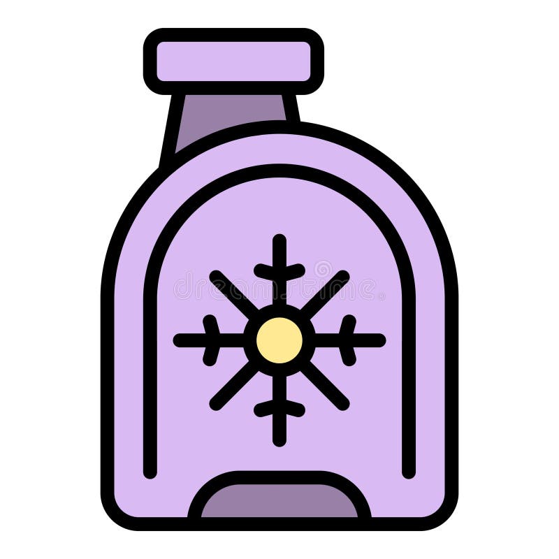 Coolant bottle icon vector flat royalty free illustration