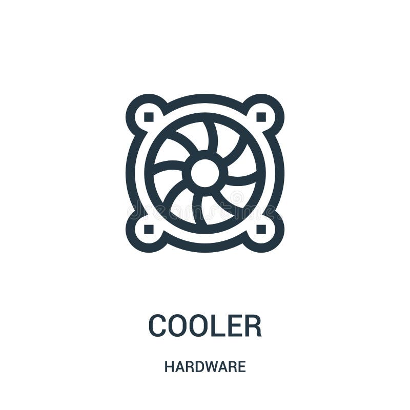 Air Cooler Icon Vector from Electronic Devices Collection. Thin Line