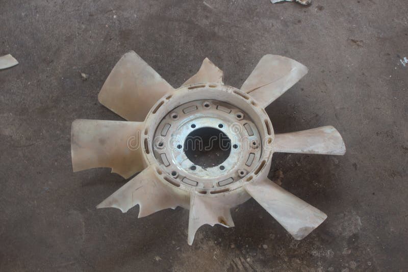 Cooling fan of car stock image. Image of spare, heat 92359655