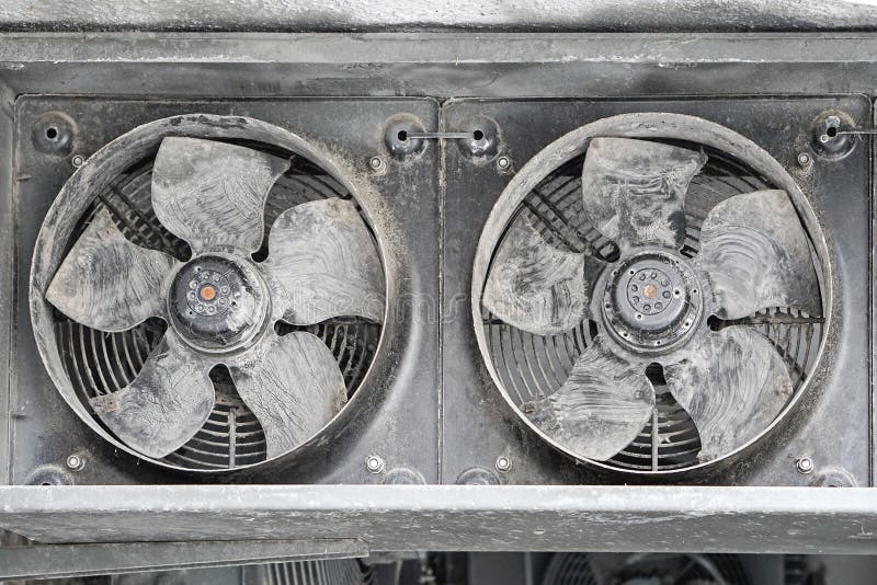 Cooling fans stock photo
