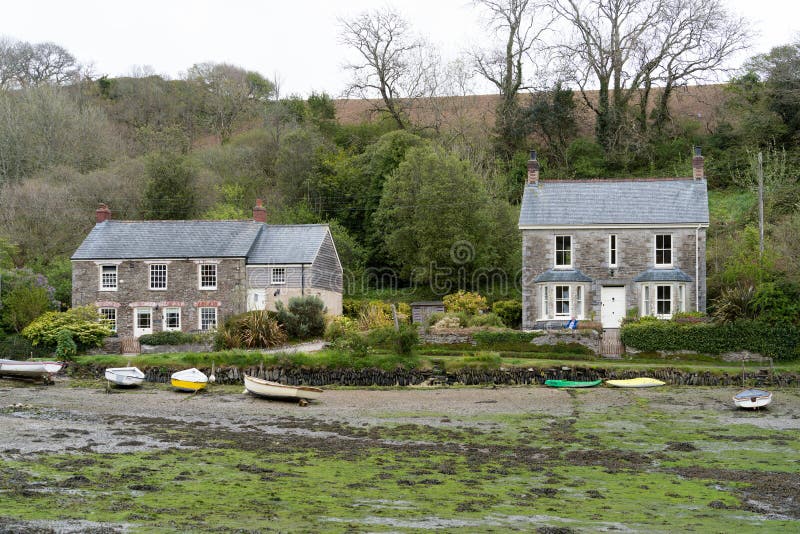 Coombe Cornwall stock image. Image of waterways, cowland 25056821