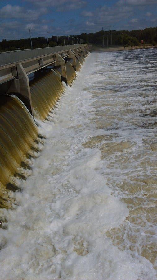 Coon Rapids Dam In Coon Rapids, Minnesota U.S.A Editorial Image Image