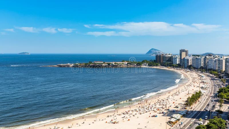 Copacabana Beach street Time Lapse, Rio de Janeiro