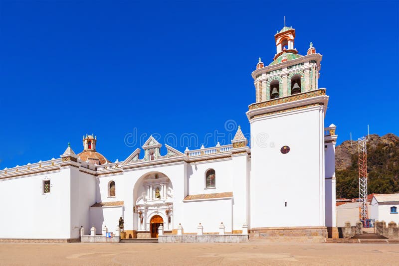 Copacabana Church, Bolivia royalty free stock image Copacabana Church, Bolivia royalty free stock image