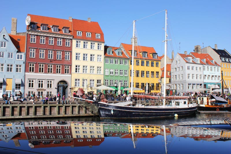 Copenhaga, Dinamarca fotografia de stock royalty free
