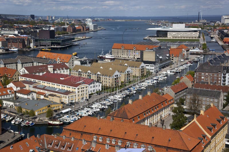 Copenhagen From Above. Copenhagen. Denmark