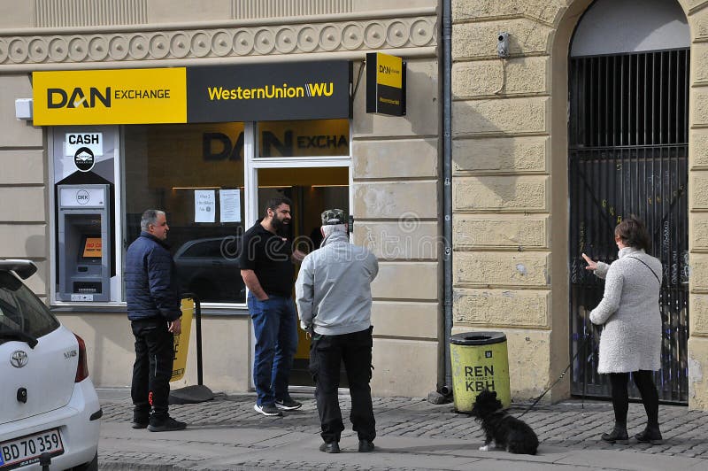 WESTERN UNION in COPENHAGEN Editorial Image - Image of copenhagen, states:  113643350