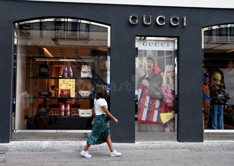 sigte Asien I særdeleshed GUCCI STORE in COPENHAGEN DENMARK Editorial Photo - Image of editor,  finance: 123163261