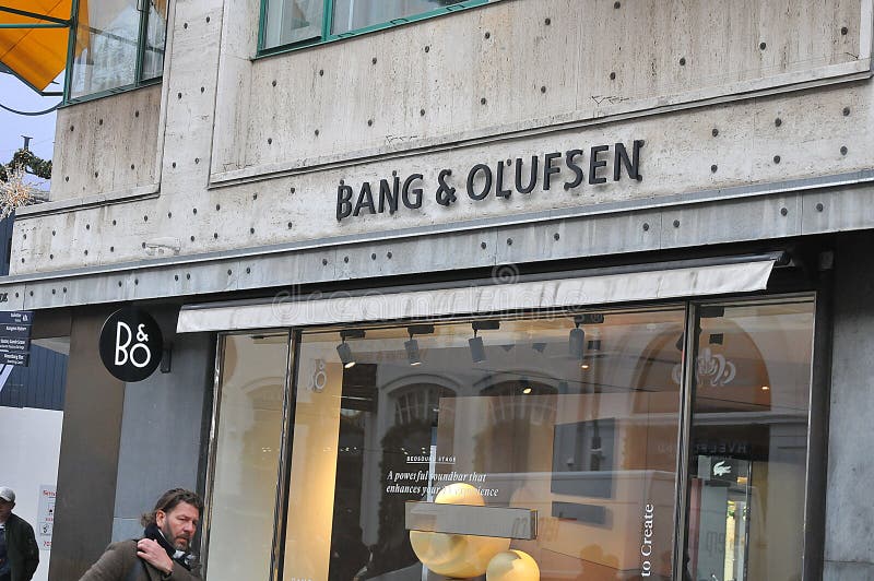 B&O BANG & OLUFSEN STORE COPENHAGEN DENMARK Editorial Photography - Image of finances: 167170017