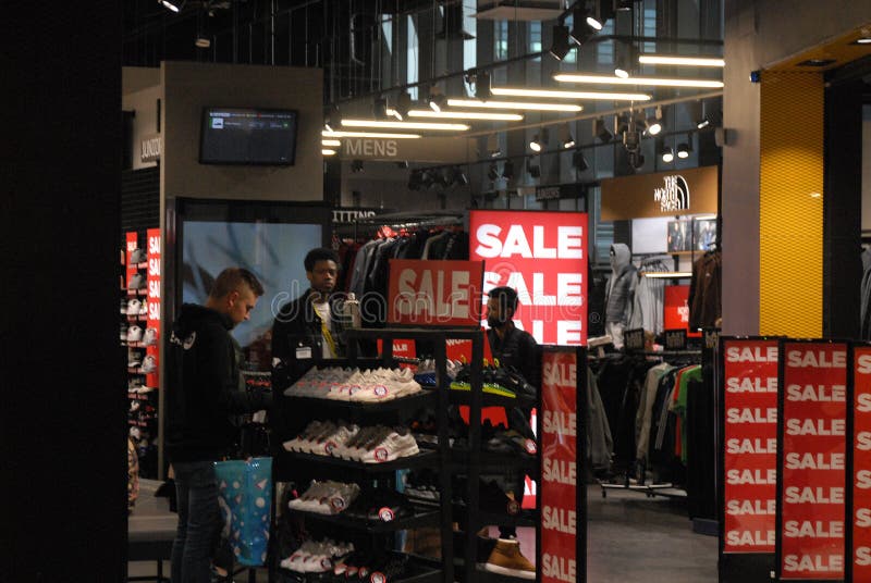 Sale at JD King of Trainer Store in Copenhagen Denmark Editorial Photo ...