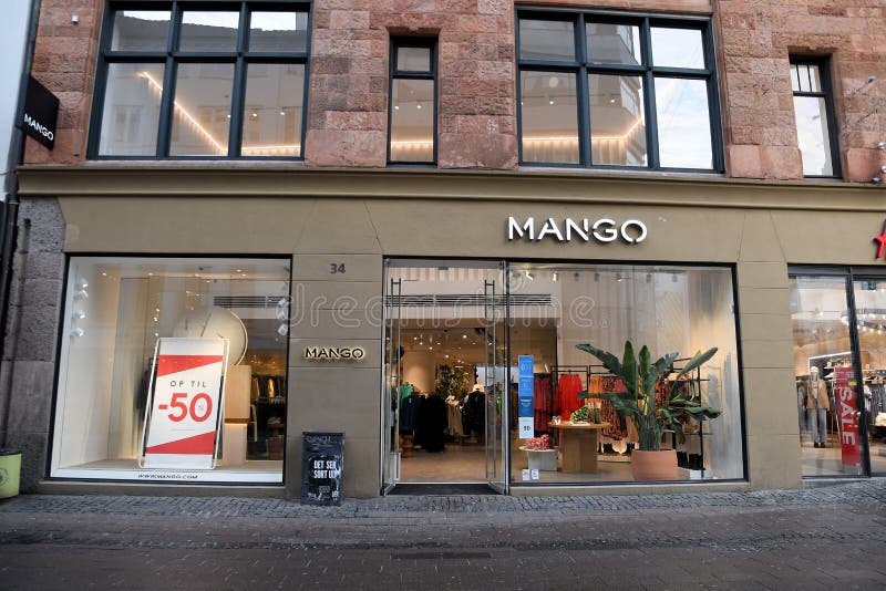 50 OFF Sale at Mango Store O Stroeget in Copenhagen Editorial Stock ...