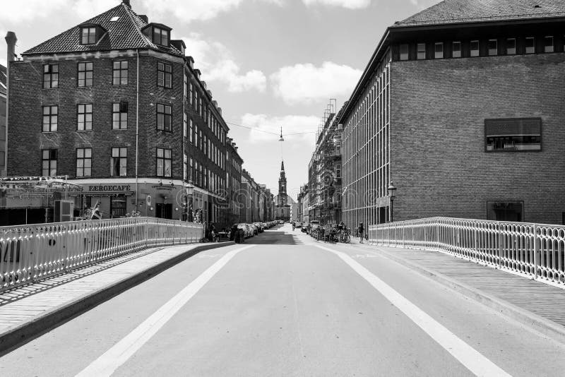 Copenhagen. Denmark. July 23, 2019 Beautiful Streets and Beautiful