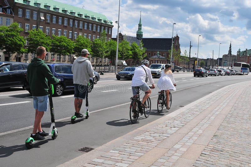 Tier Electric Scooters, Stockholm, Sweden Editorial Photography Image