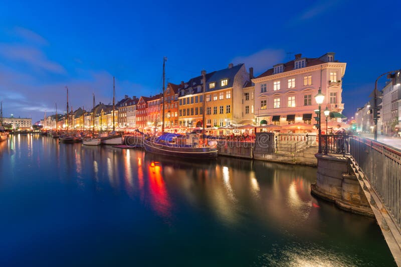 Copenhagen, Denmark on the Nyhavn Canal