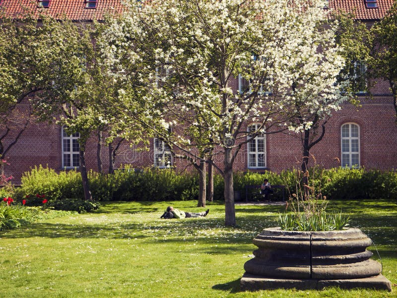 Copenhagen Denmark Royal Library Gardens Relaxing Place