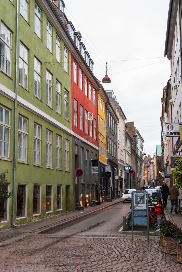 Copenhagen Historical City Center Editorial Image - Image of urban ...