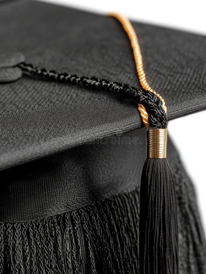 Coperchio di graduazione e set di anelli d'oro immagini stock libere da diritti