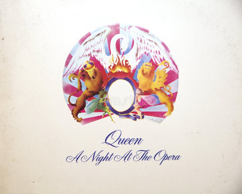 Copertina Dell'album Di Vinile Una Notte All'opera Di Queen Immagine  Editoriale - Immagine di storia, opera: 183609690