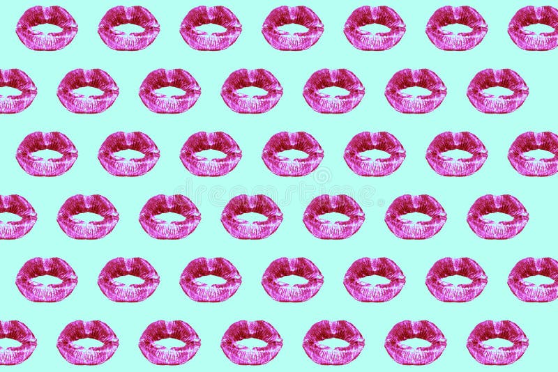 Copie Des Femmes De Lèvres De Baiser Rouge à Lèvres Femelle