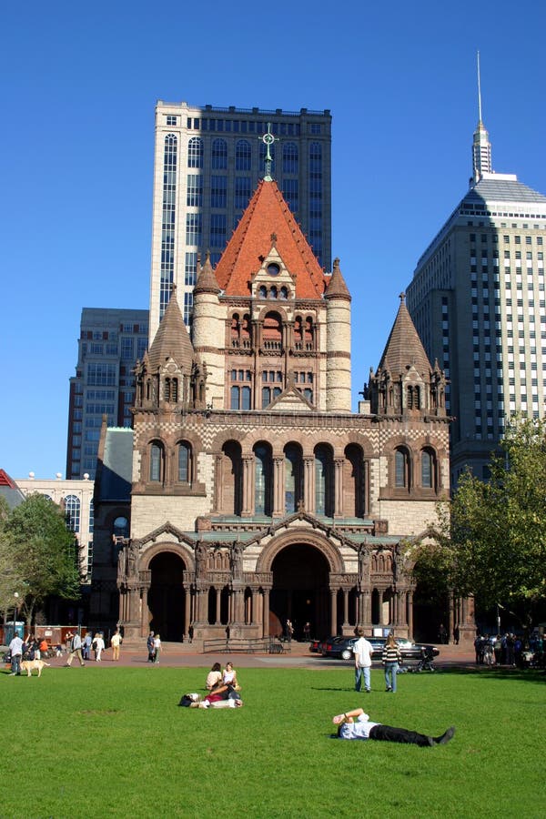 Copley Square, Boston royalty free stock photo
