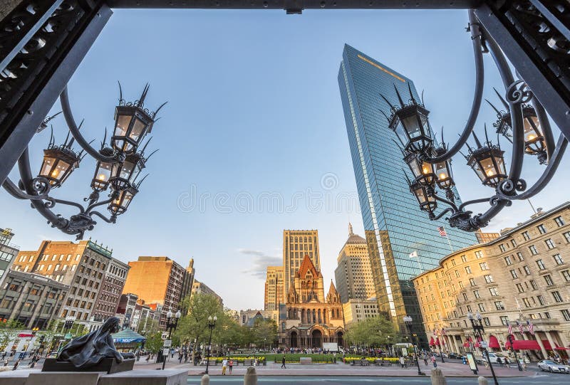 Copley Square royalty free stock photo
