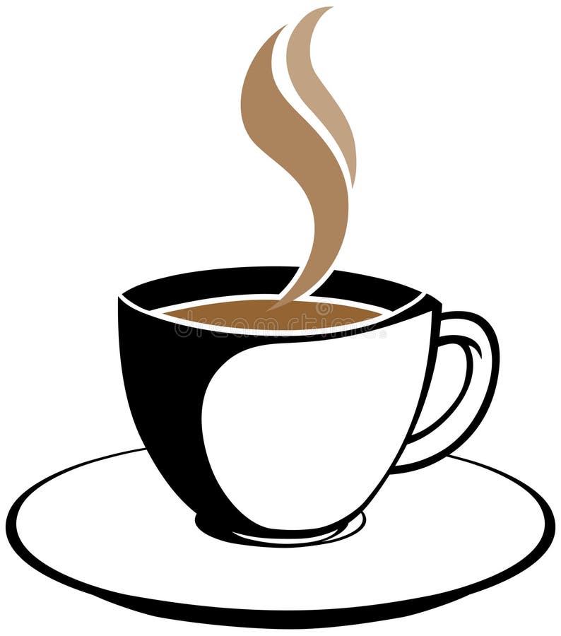 Xícara de café ilustração stock