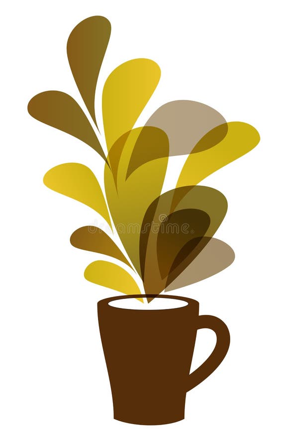 Chávena de café ilustração royalty free