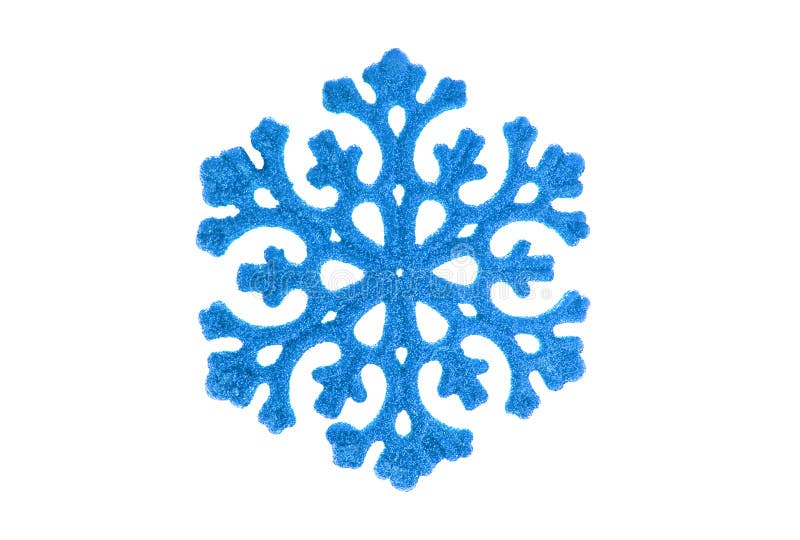 Copo de nieve azul imagen de archivo. Imagen de snowflake - 16158733