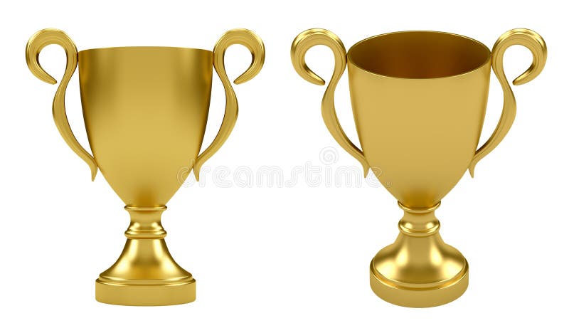 Copo do ouro ilustração royalty free