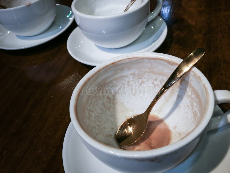 Copo sujo imagem de stock royalty free