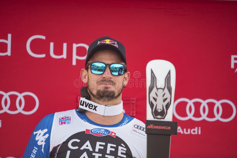 Coppa del Mondo di sci 12/28/2017 di freeride di Bormio fotografia stock libera da diritti Coppa del Mondo di sci 12/28/2017 di freeride di Bormio fotografia stock libera da diritti
