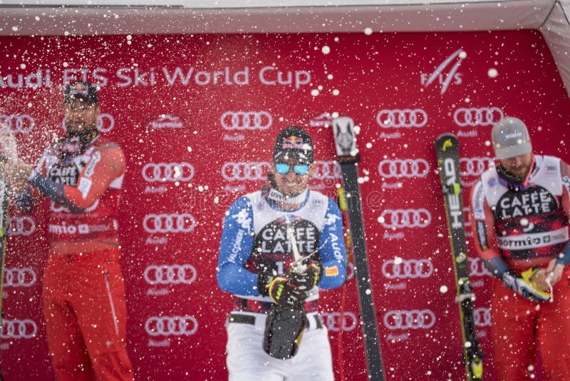 Coppa del Mondo di sci 12/28/2017 di freeride di Bormio immagini stock libere da diritti Coppa del Mondo di sci 12/28/2017 di freeride di Bormio immagini stock libere da diritti