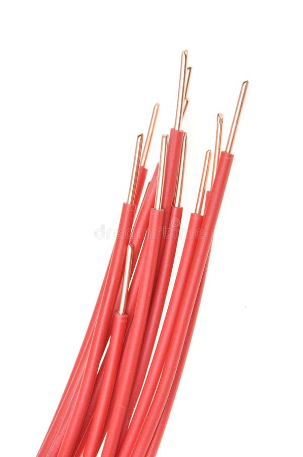 Copper Cable Used in Electrical Installations Stock Image Image of
