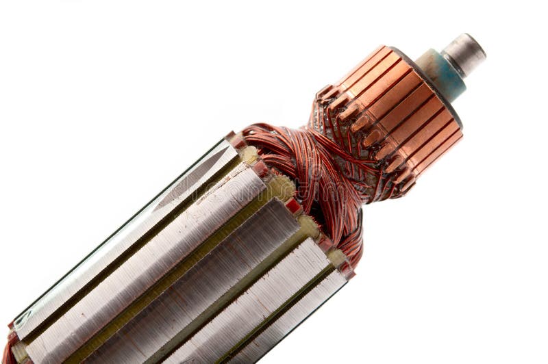 Copper Coils Inside Electric Motor Stock Photos - Image: 19973463